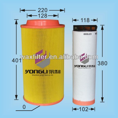 air filter element C23610 CF610 for MAN engine