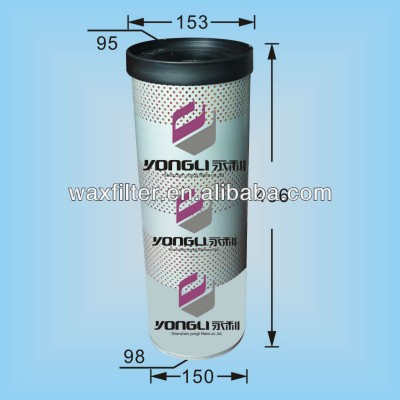 Hitachi hydraulic oil filter spare part 4656605 for forklift/excavator